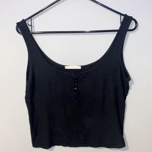 Black tank top, size medium. Active USA